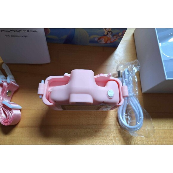 Goopow Kids Digital Camera, 32gb SD Card Included, Soft Silicone Cover, Age 3+ - Picture 7 of 16